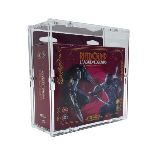 Acrylic Case suitable for Riftbound Vendetta Champion Deck Showdown: Zed vs Shen
