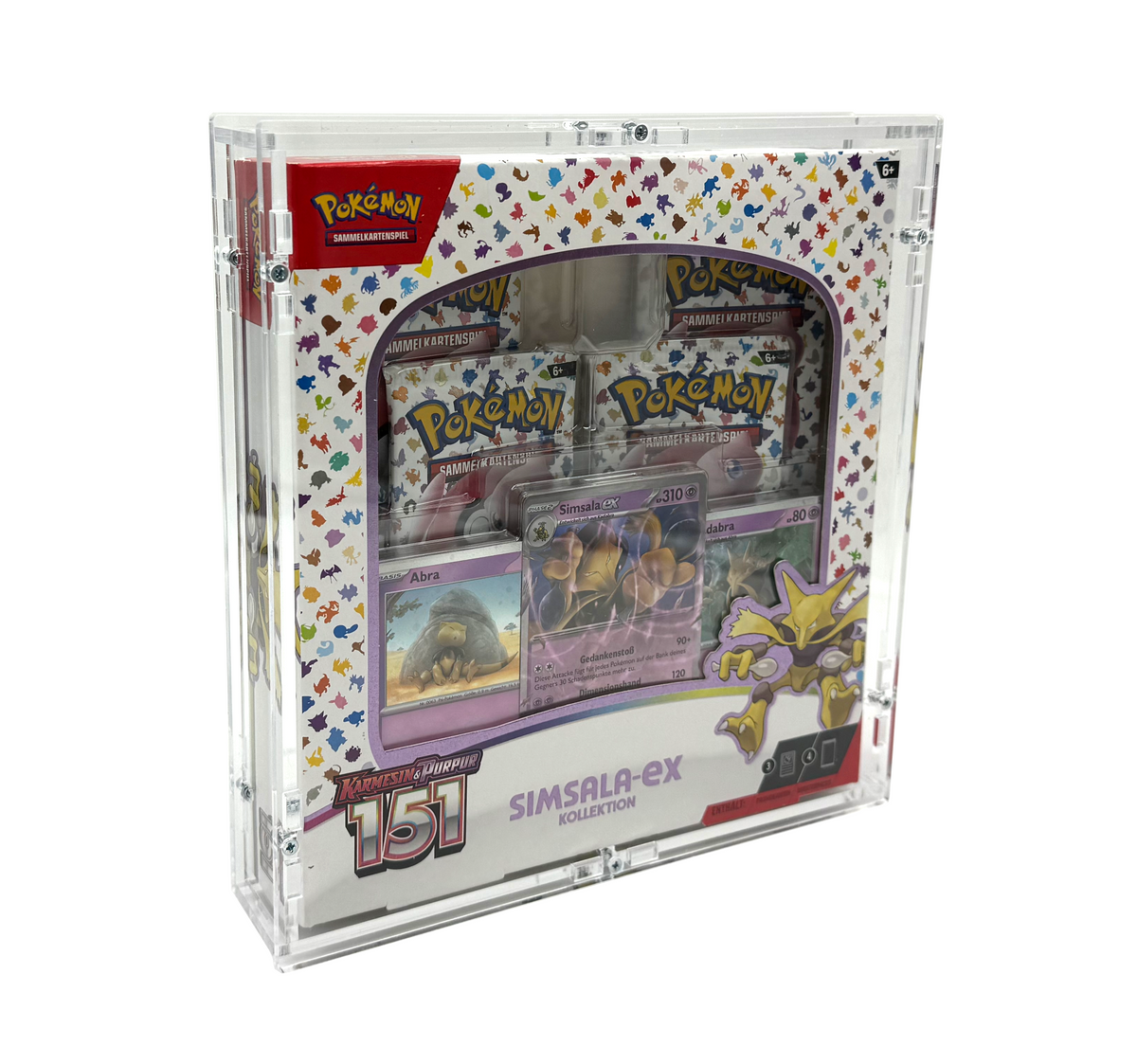 Acryl Case passend für Pokemon 151 Alakazam Simsala ex Collection Kollektion