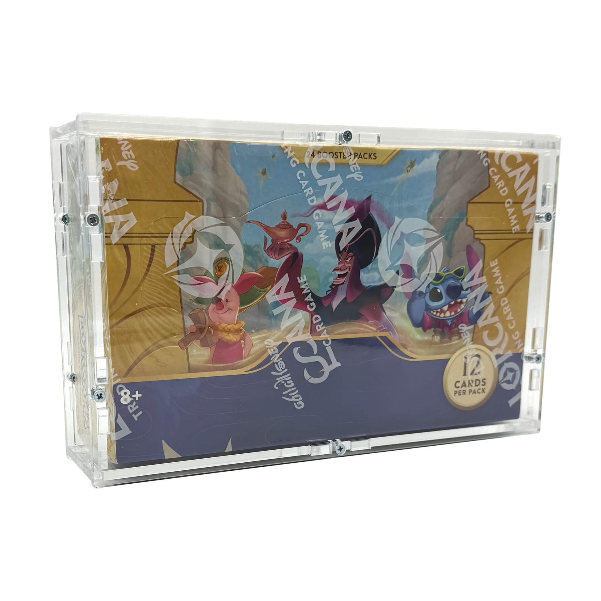 Acrylic Case suitable for Disney Lorcana Display Booster Box TCG-Cases.de Acrylic Case suitable for Disney Lorcana Display Booster Box TCG-Cases.de