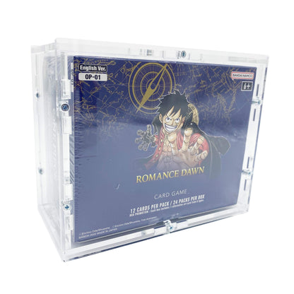 Acryl Case passend für Reprint One Piece Display (Booster Box) englisch OP01 Romance Dawn