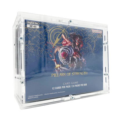 Acrylic Case suitable for One Piece Display Booster Box English OP-03 Pillars of Strength –