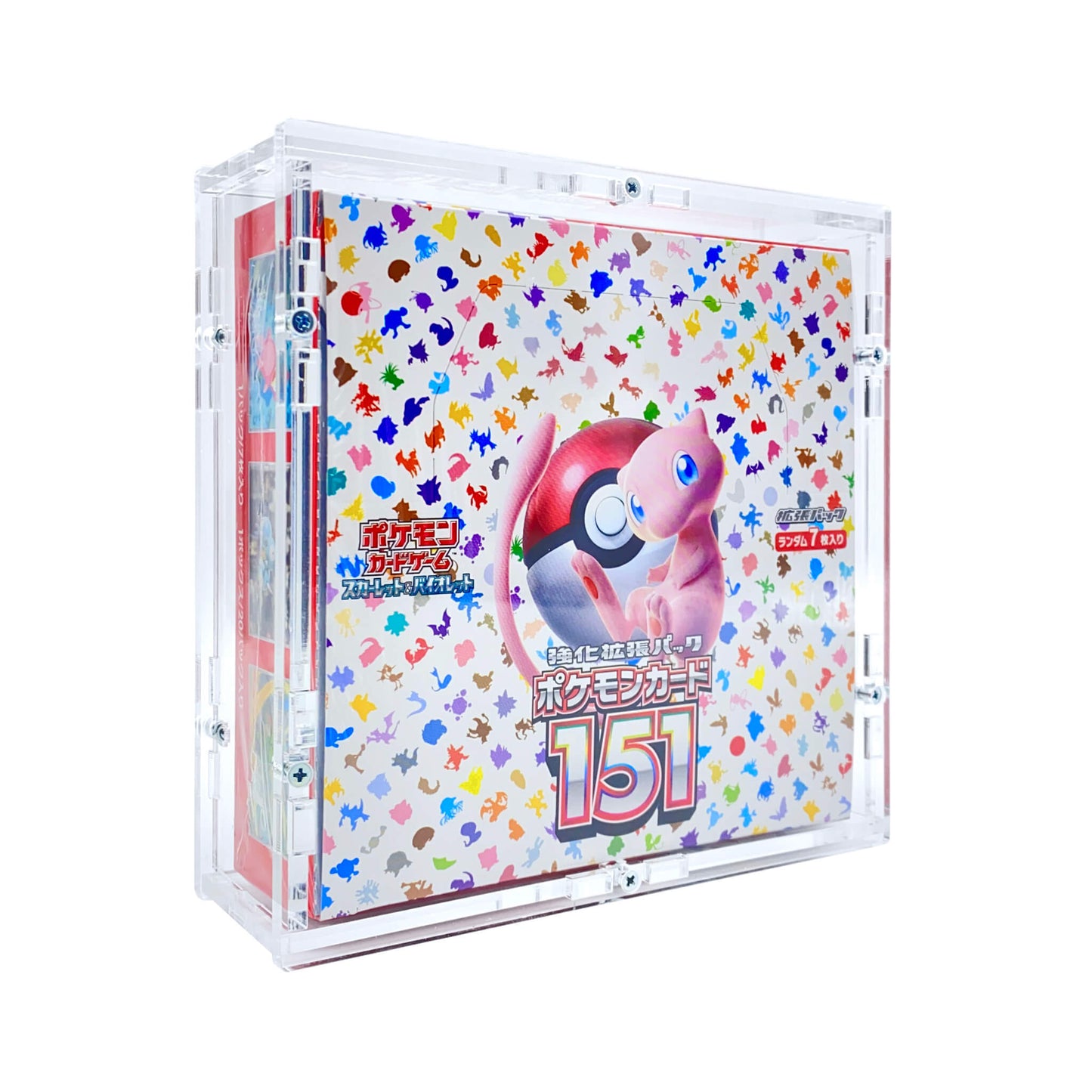 Acrylic case for Pokemon Japanese booster box (display) - e.g. Triplet Beat Scarlet Violet ex