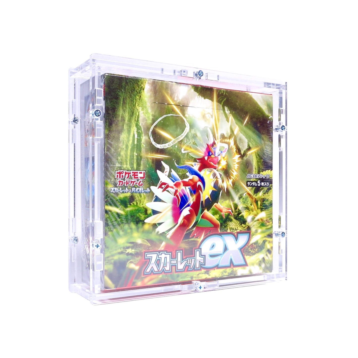 Acrylic case for Pokemon Japanese booster box (display) - e.g. Triplet Beat Scarlet Violet ex