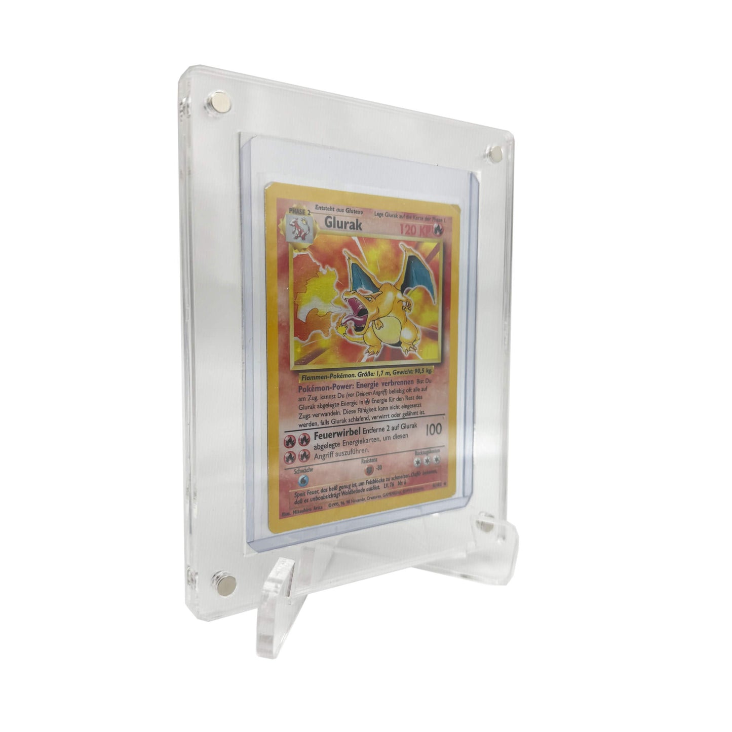 Acrylic Case suitable for Toploader magnetic stand stand frame including acrylic stand