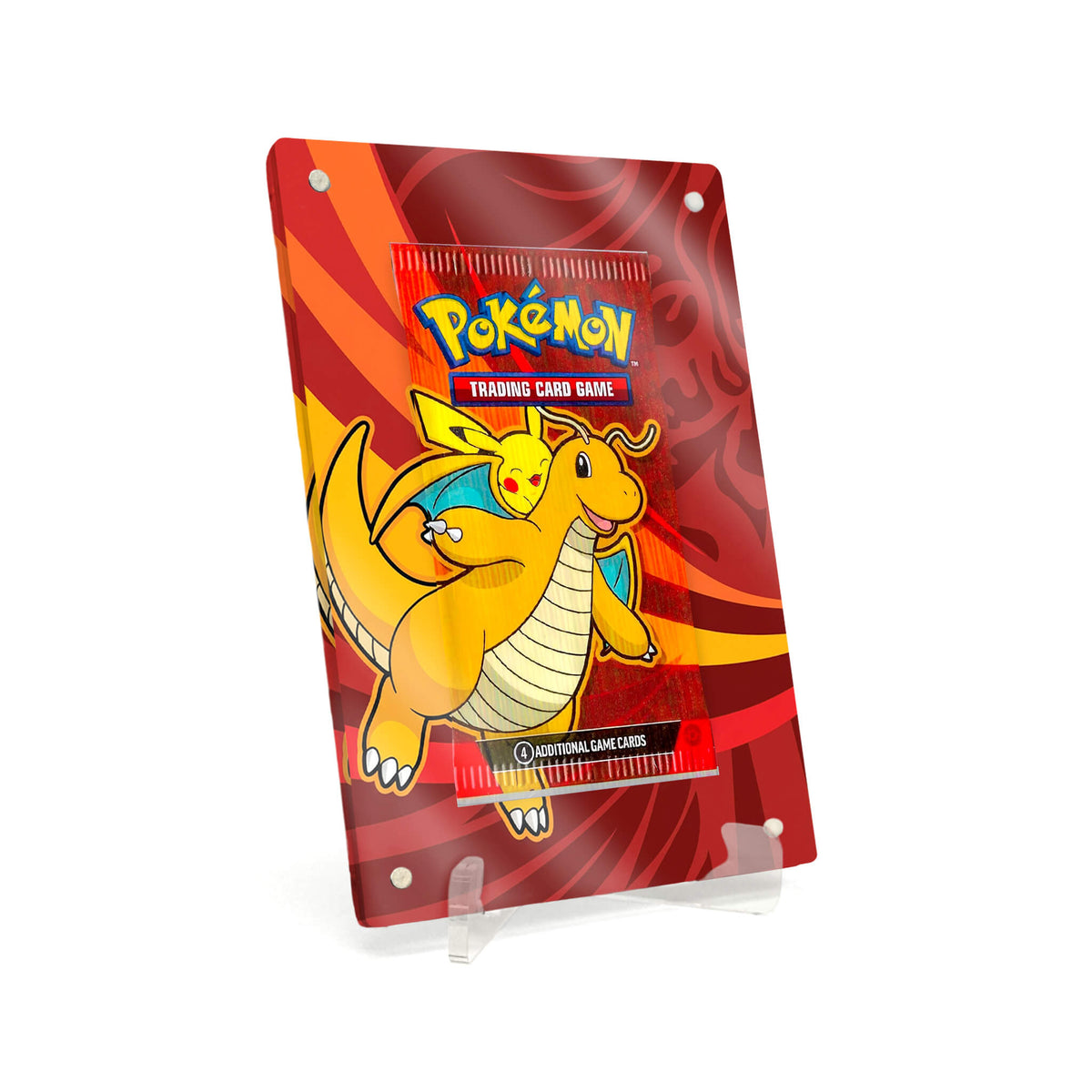 Extended Artwork Display Case Frame suitable for Pokemon Booster Dragon Discovery