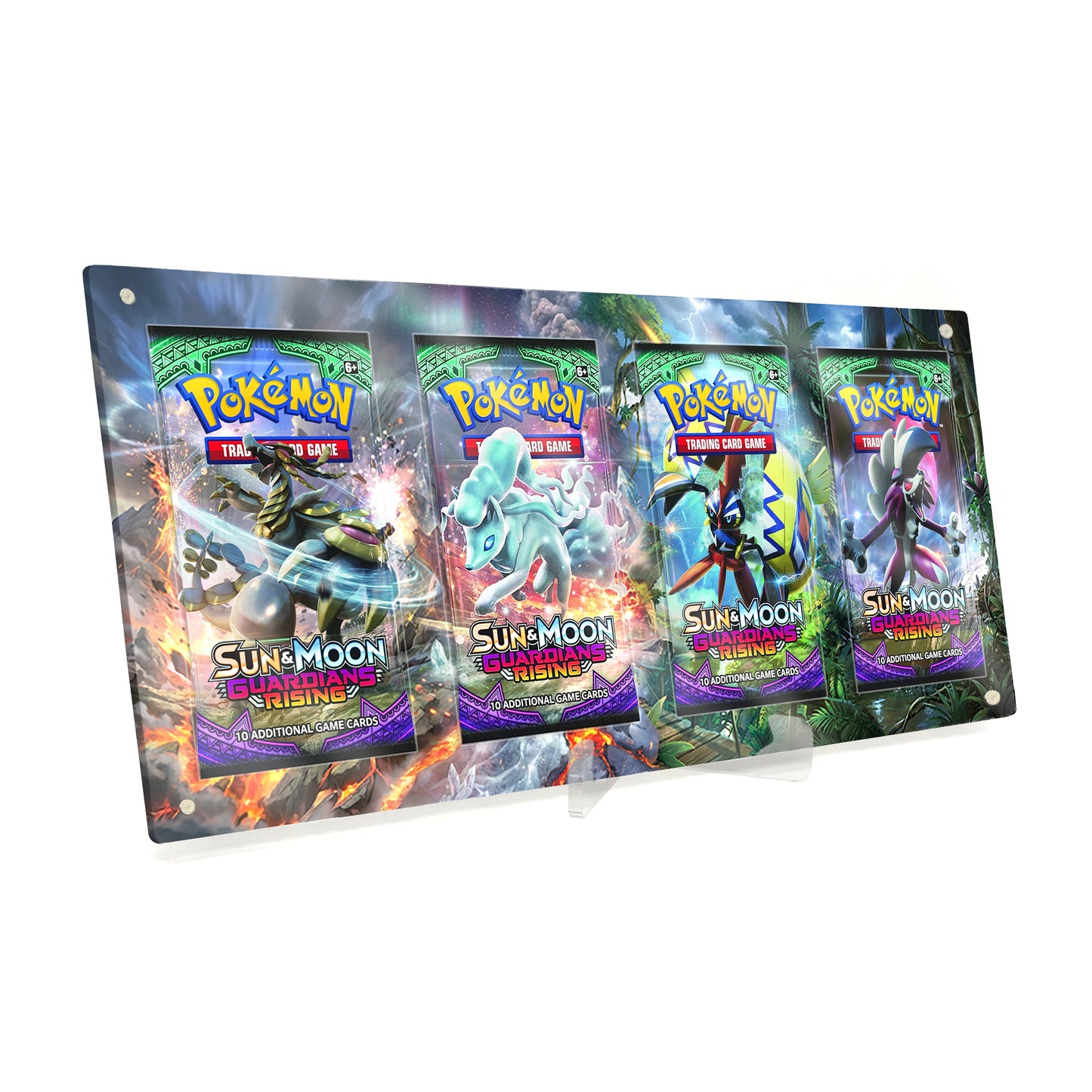 Extended Artwork Display Case Rahmen passend für Pokemon Booster Guardians Rising Stunde der Wächter