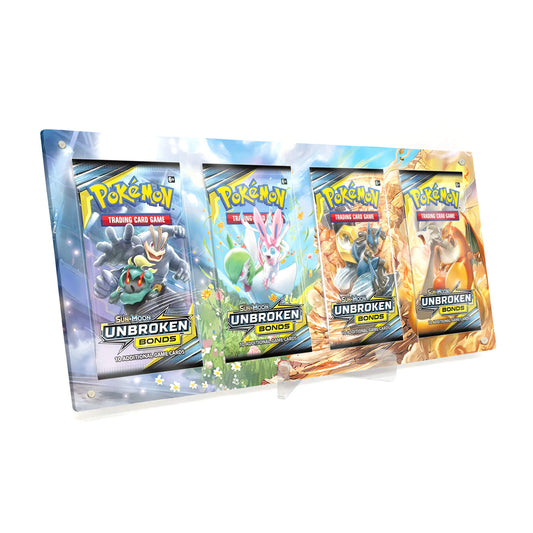 Extended Artwork Display Case Rahmen passend für Pokemon Booster Unbroken Bonds Kräfte im Einklang