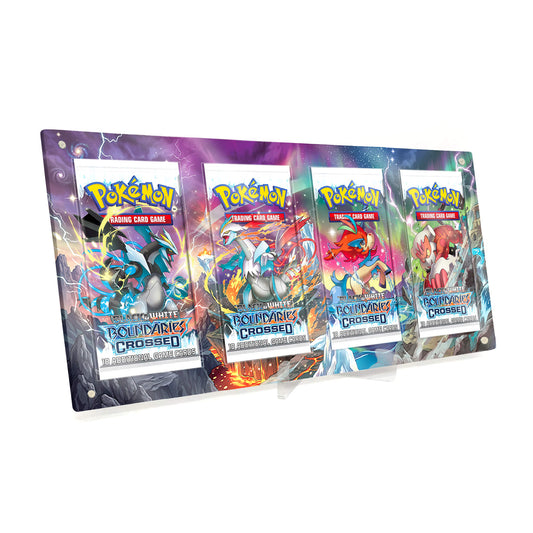 Extended Artwork Display Case Frame suitable for Pokemon Booster Boundaries Crossed
