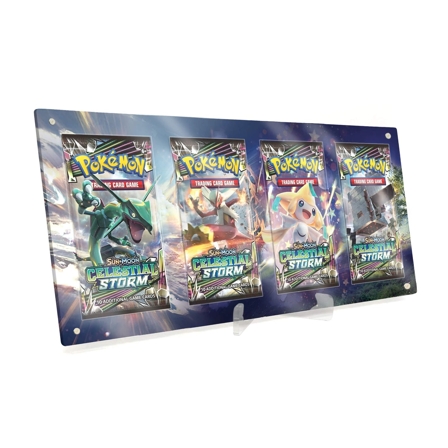 Extended Artwork Display Case Rahmen passend für Pokemon Booster Celestial Storm Sturm am Firmament