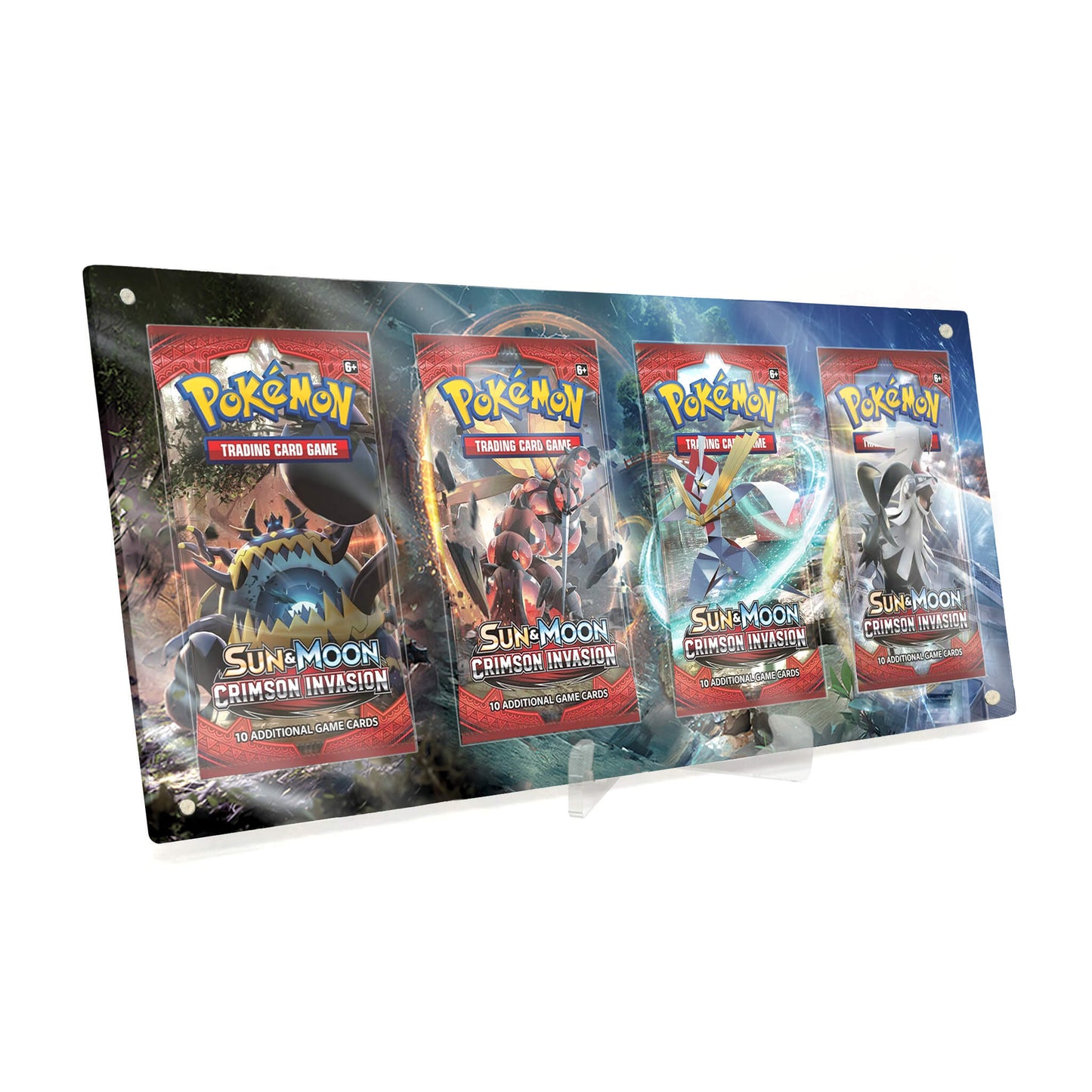 Extended Artwork Display Case Rahmen passend für Pokemon Booster Crimson Invasion Aufziehen der Sturmröte