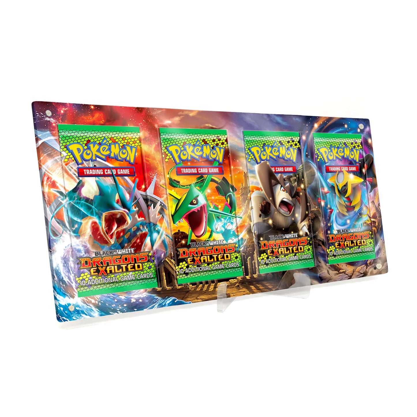 Extended Artwork Display Case Rahmen passend für Pokemon Booster Dragon Exalted Hoheit der Drachen