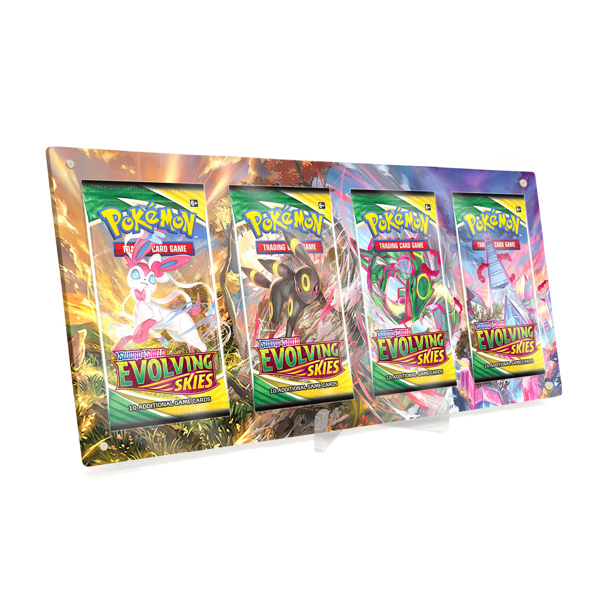 Extended Artwork Display Case Frame suitable for Pokemon Booster Evolving Skies Evolving Skies