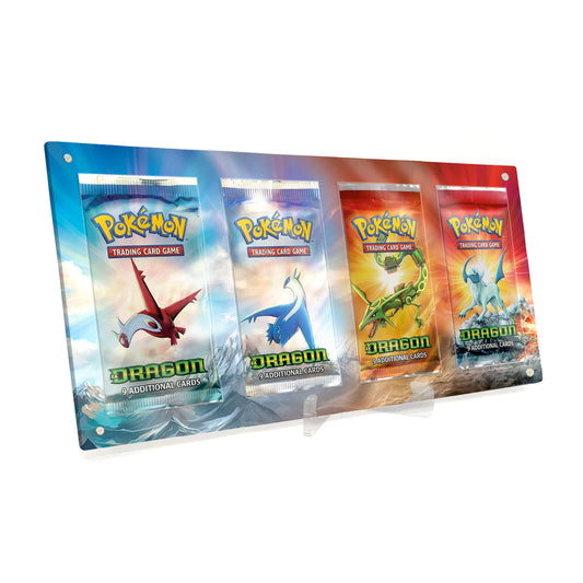 Extended Artwork Display Case Frame suitable for Pokemon Booster Ex Dragon