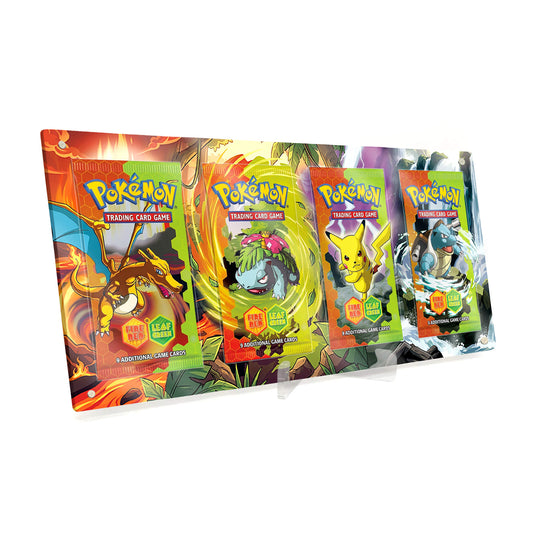 Extended Artwork Display Case Frame suitable for Pokémon Booster EX FireRed LeafGreen