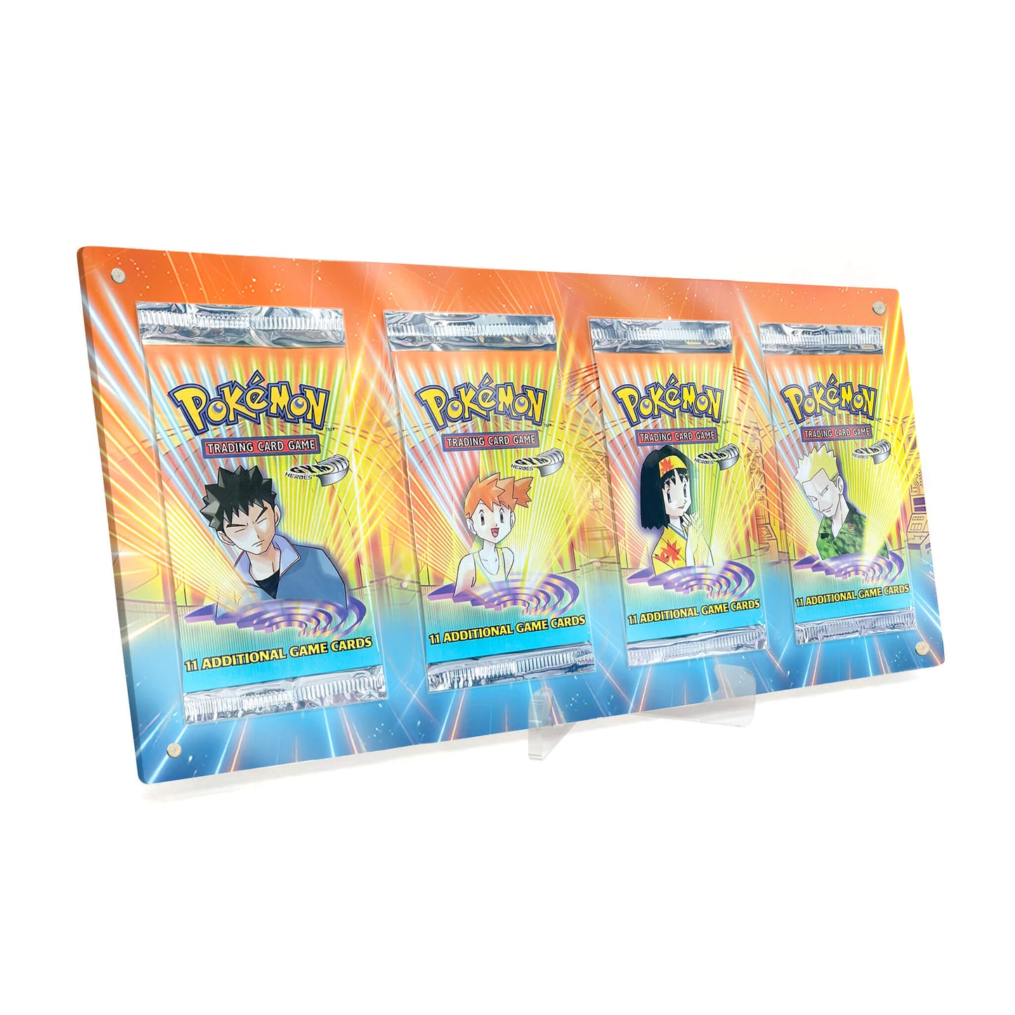 Extended Artwork Display Case Rahmen passend für Pokemon Booster Gym Heroes
