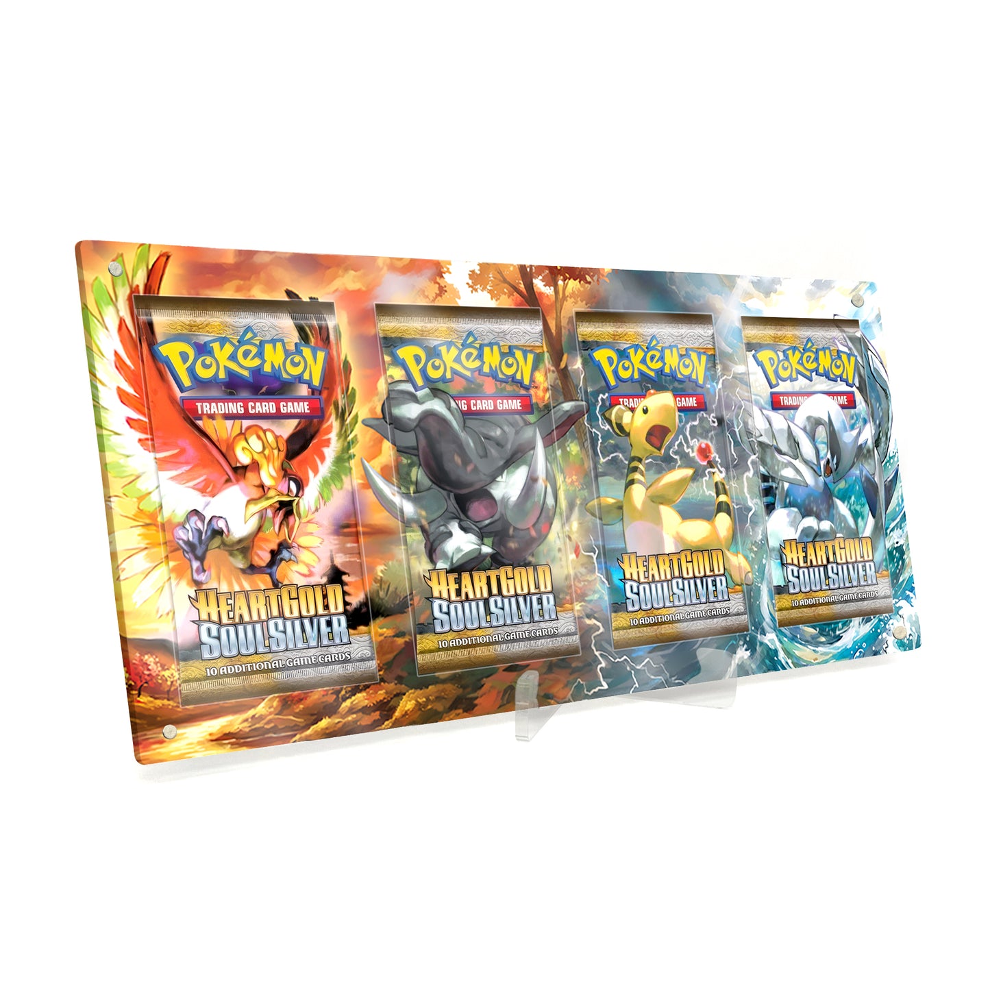 Extended Artwork Display Case Rahmen passend für Pokemon Booster Heartgold & Soulsilver