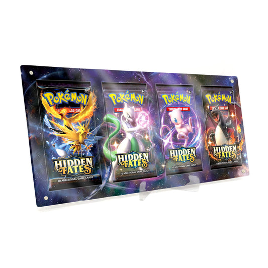 Extended Artwork Display Case Rahmen passend für Pokemon Booster Hidden Fates Verborgenes Schicksal