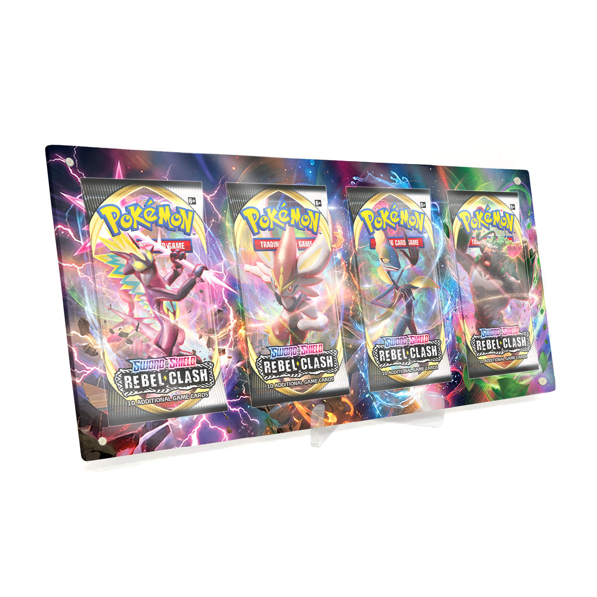 Extended Artwork Display Case Frame suitable for Pokemon Booster Rebel Clash
