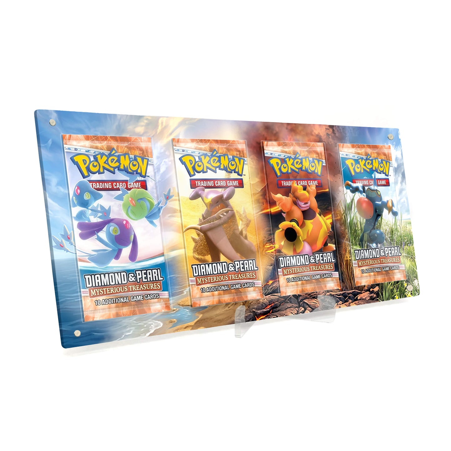 Extended Artwork Display Case Rahmen passend für Pokemon Booster Mysterious Treasures Geheimnisvolle Schätze