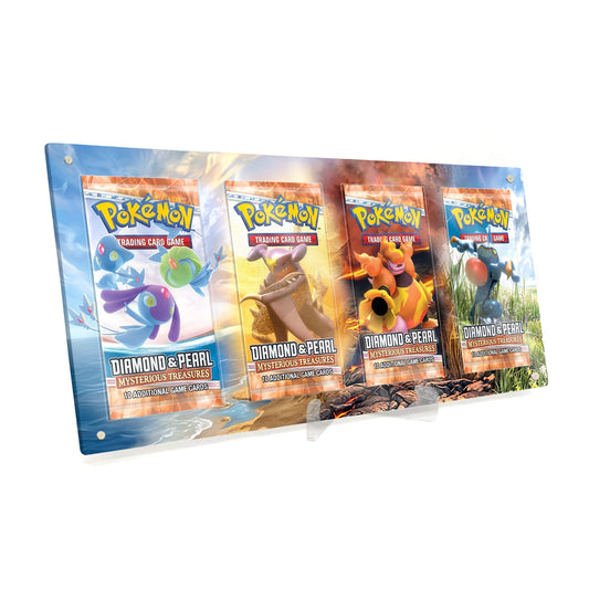 Extended Artwork Display Case Frame suitable for Pokémon Booster Mysterious Treasures