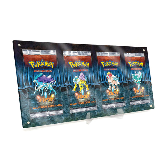 Extended Artwork Display Case Frame suitable for Pokemon Booster Neo Revelation