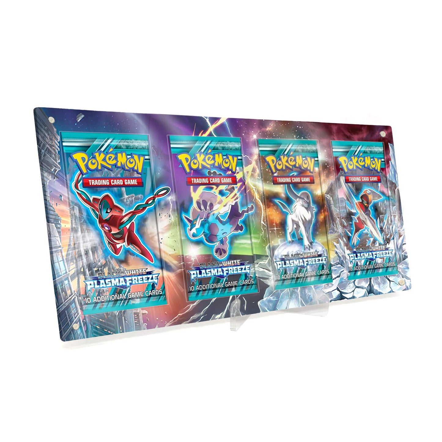 Extended Artwork Display Case Rahmen passend für Pokemon Booster Plasma Freeze Plasma Frost