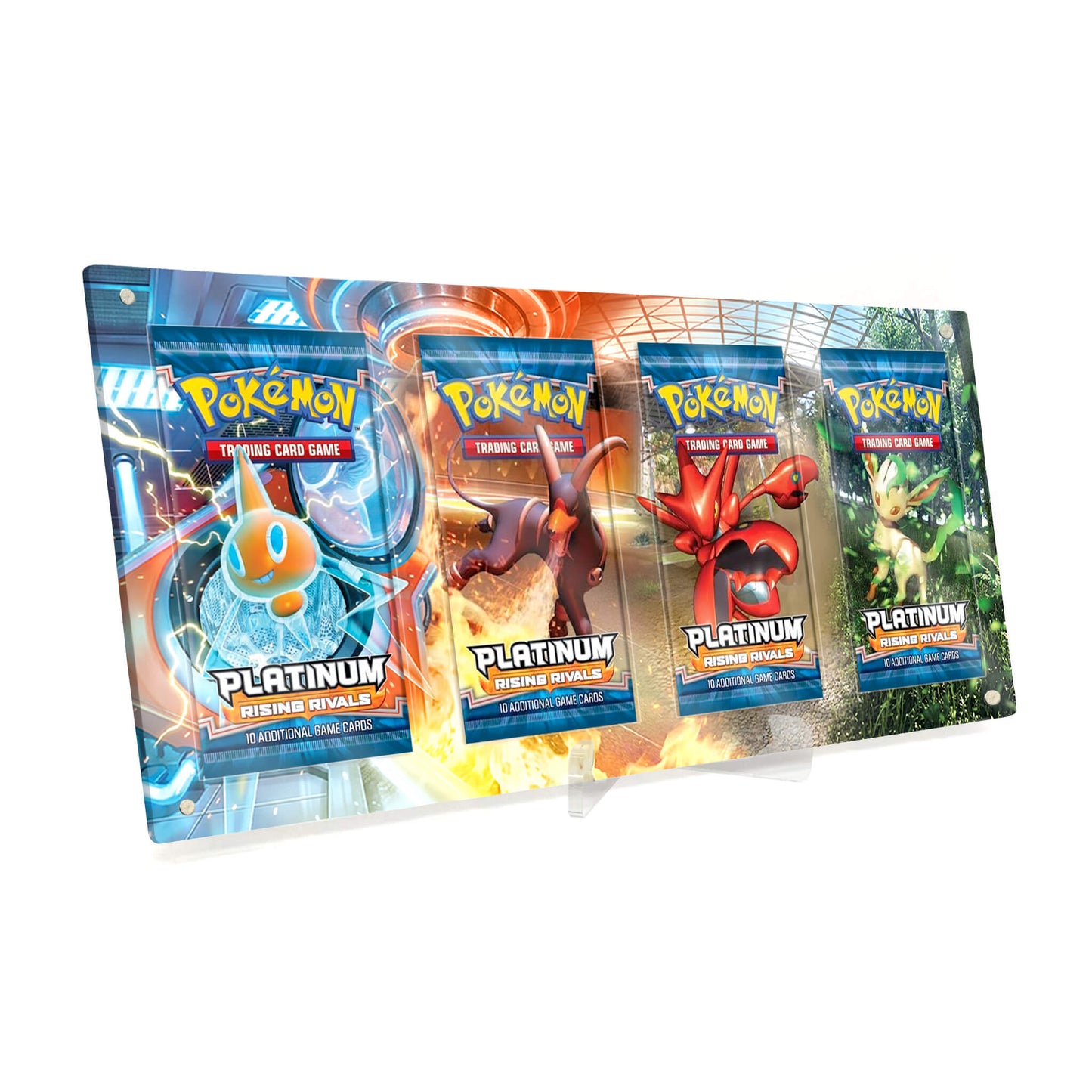 Extended Artwork Display Case Rahmen passend für Pokemon Booster Rising Rivals Aufstieg der Rivalen