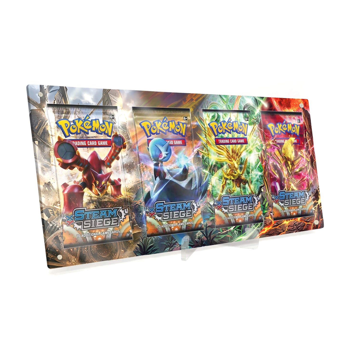Extended Artwork Display Case Rahmen passend für Pokemon Booster Steam Siege Dampfkessel