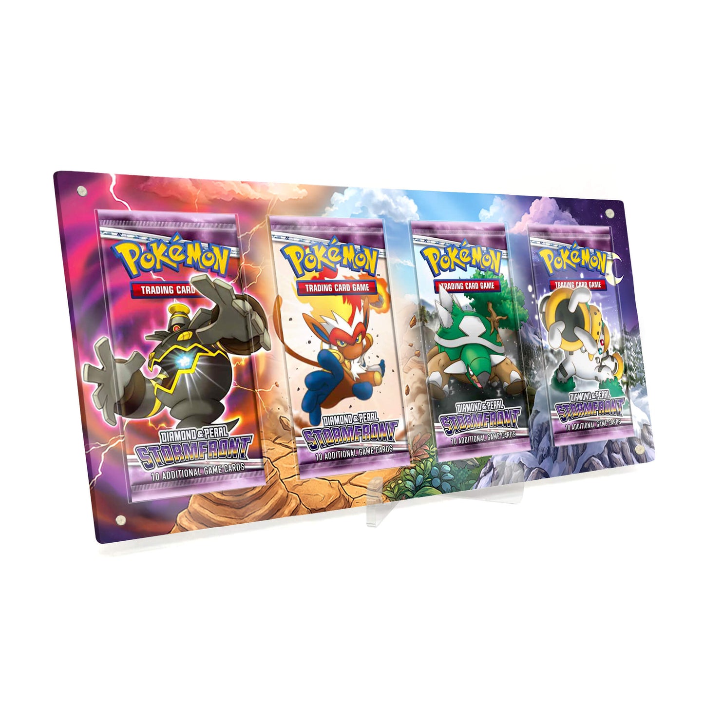 Extended Artwork Display Case Rahmen passend für Pokemon Booster Stormfront Sturmtief