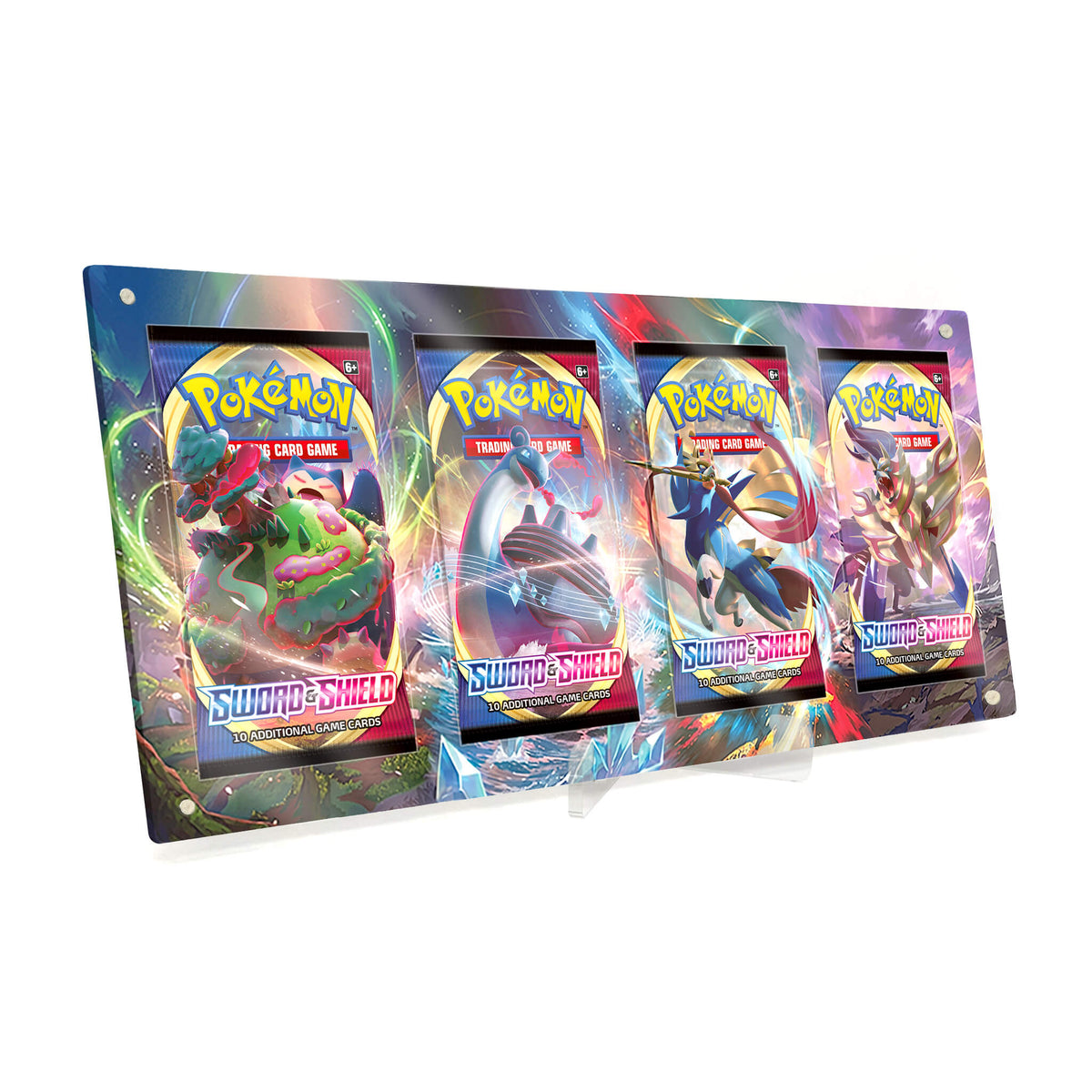Extended Artwork Display Case Frame suitable for Pokémon Booster Sword & Shield