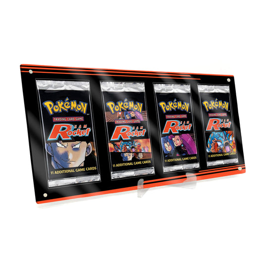 Extended Artwork Display Case Frame suitable for Pokemon Booster Team Rocket