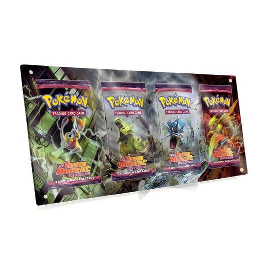 Extended Artwork Display Case Frame suitable for Pokemon Booster Ex Team Rocket Returns
