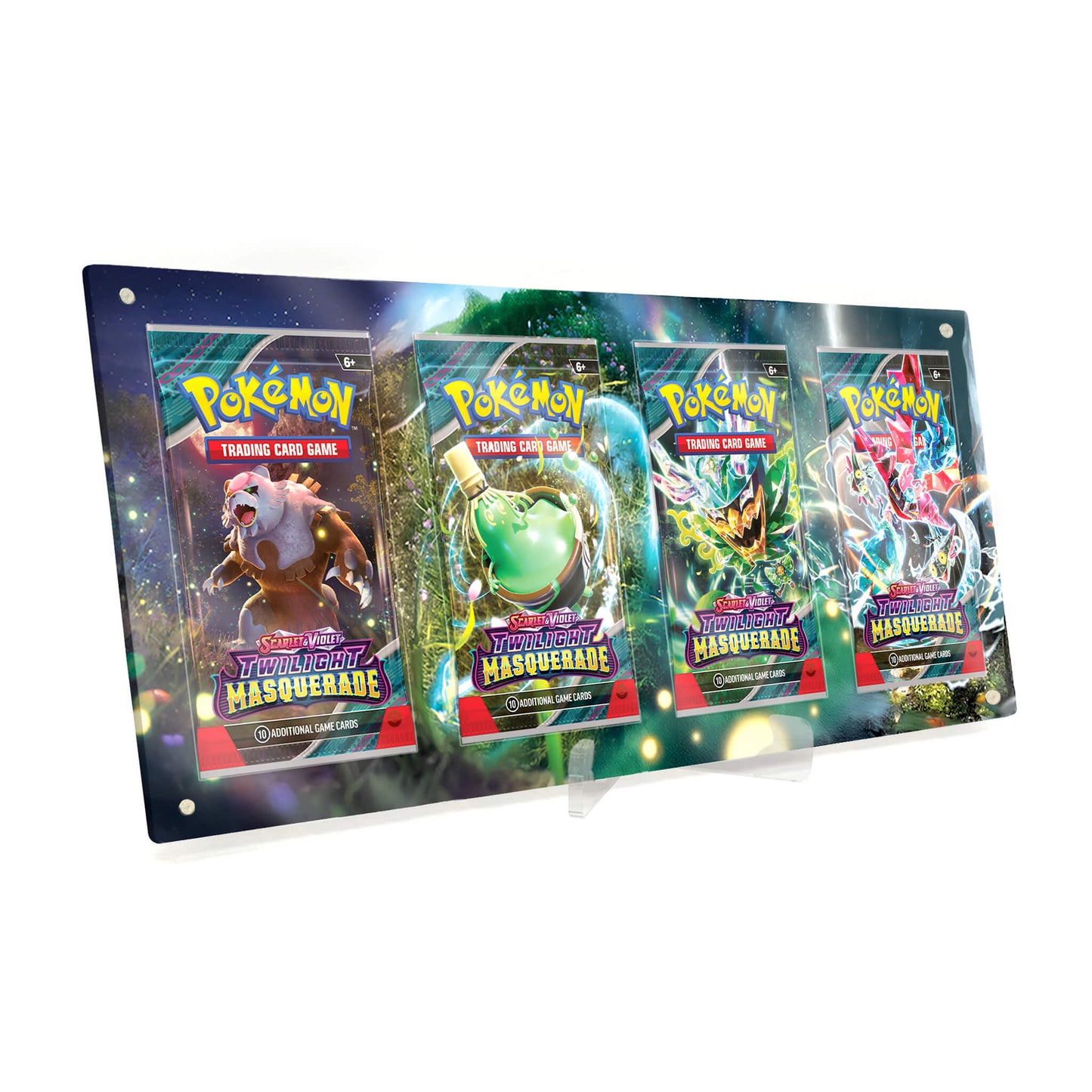 Extended Artwork Display Case Rahmen passend für Pokemon Booster Twilight Masquerade Maskerade im Zwielicht
