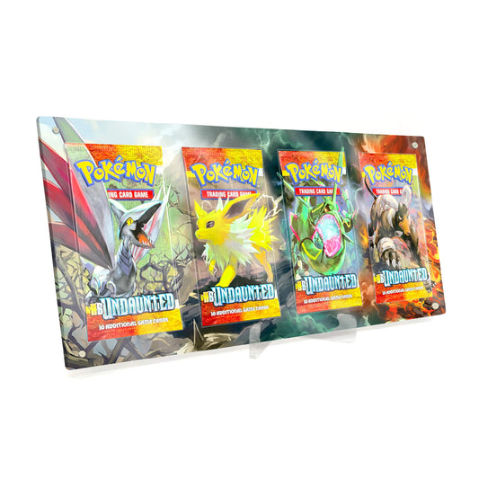 Extended Artwork Display Case Rahmen passend für Pokemon Booster Undaunted Unerschrocken