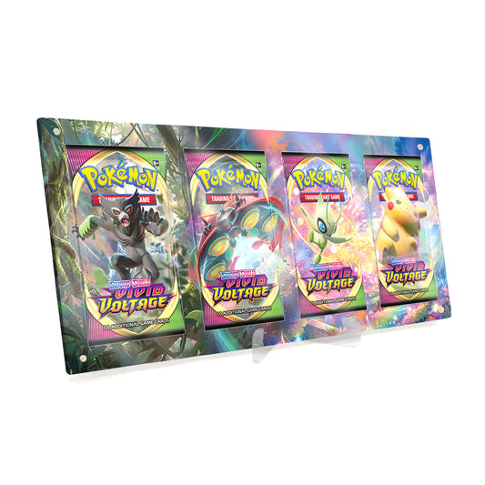 Extended Artwork Display Case Rahmen passend für Pokemon Booster Vivid Voltage Farbenschock