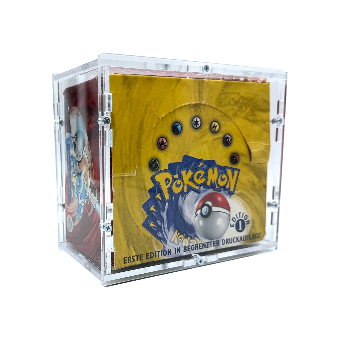 Acryl Case für Pokemon 36er Display (Booster Box) vintage & modern