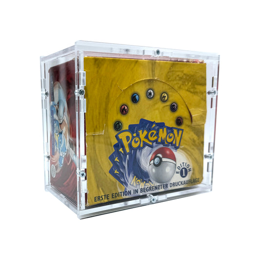 Acrylic case for Pokemon 36er display (booster box) vintage & modern