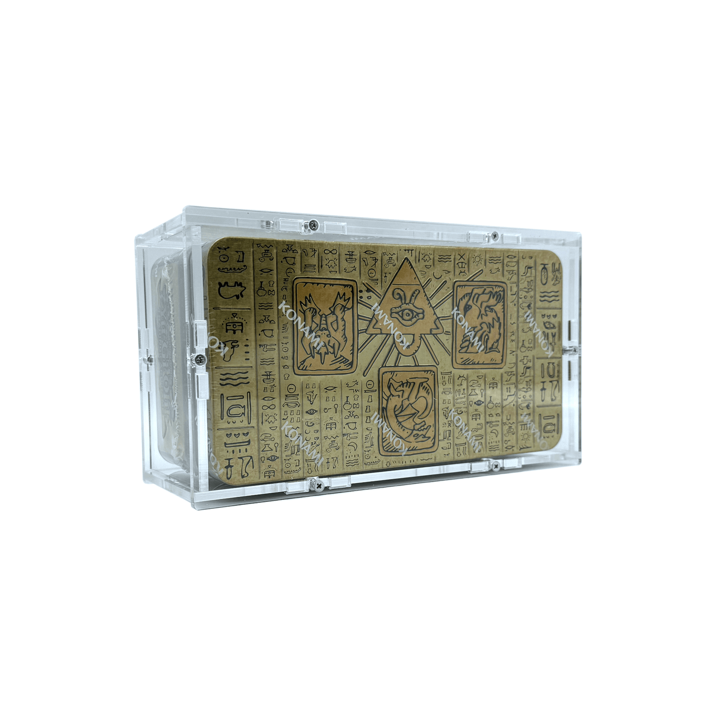 Acrylic case suitable for Yu-Gi-Oh! Yugioh Tin Box, e.g. 25th Anniversary Tin: Dueling Heroes