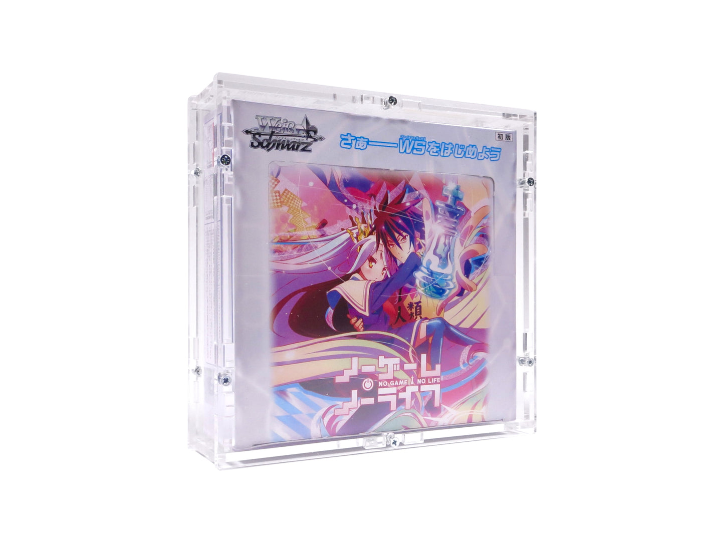 no game no life booster box Acrylic Case for Weiß Schwarz Display (Booster Box) e.g. Disney 100 – TCG-Cases.de
