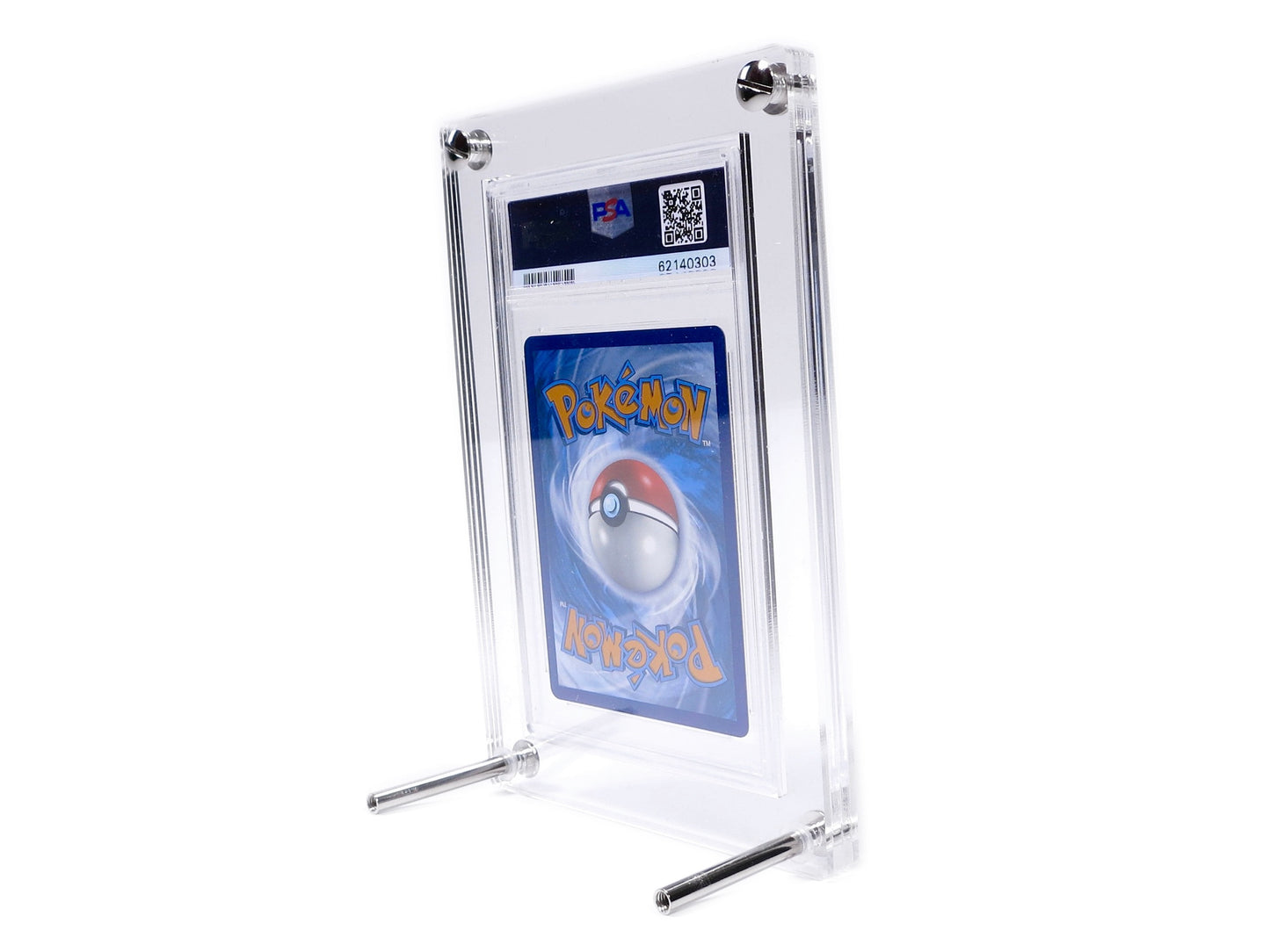 Acrylic case for GSG graded cards with metal feet