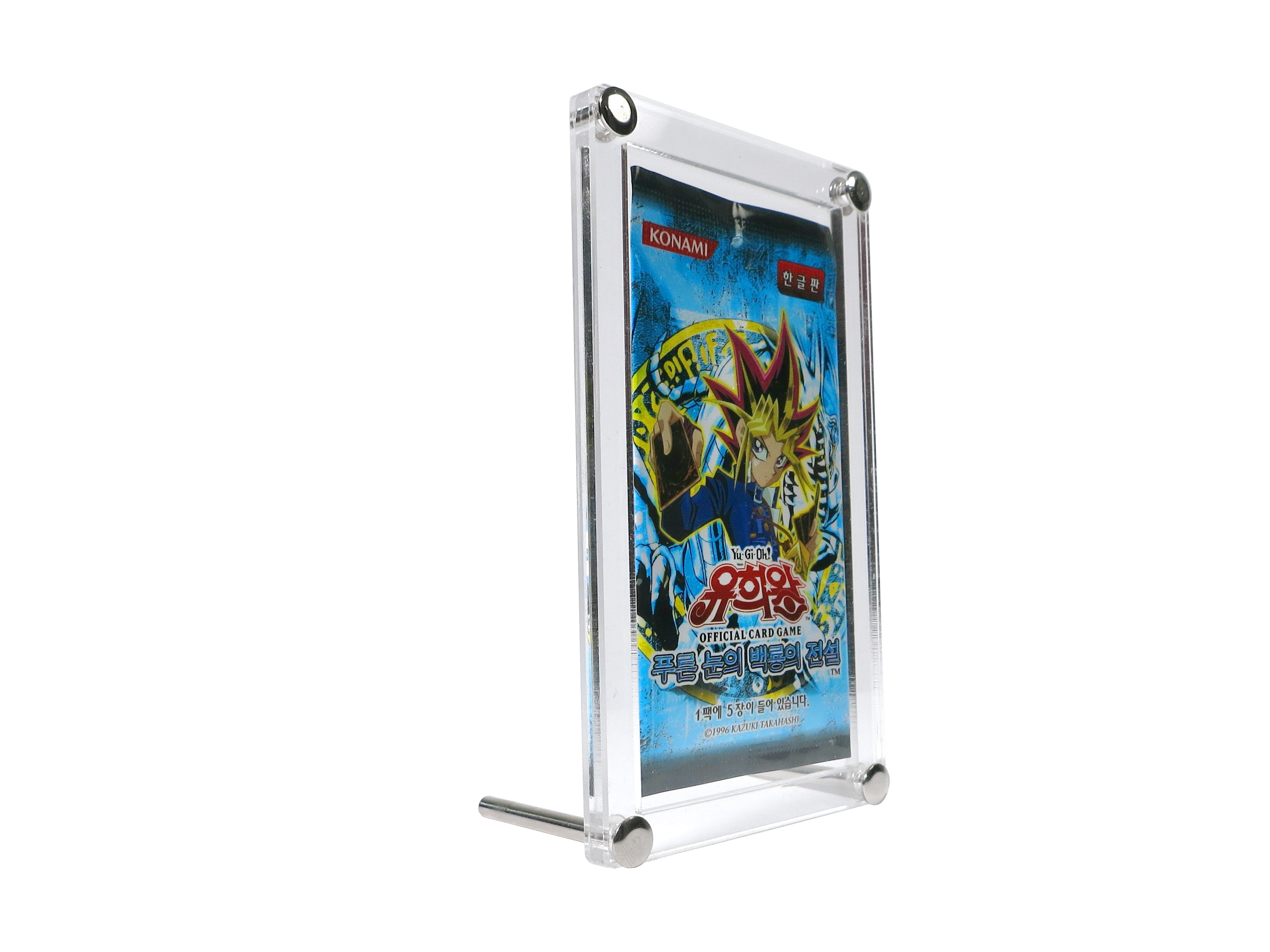 yugioh card display case Acrylic Case suitable for Yugioh Booster Frame Stand Holder – TCG-Cases.de
