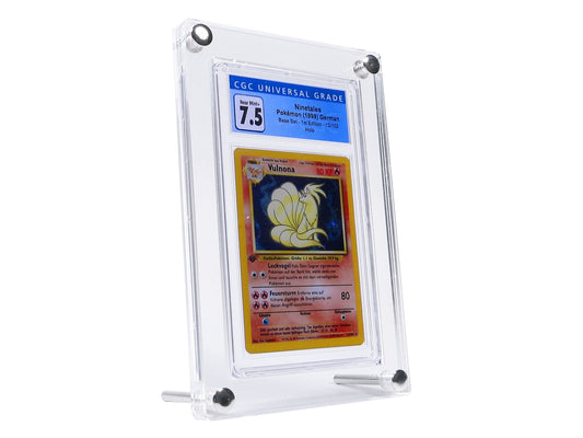 Acrylic case for GSG graded cards with metal feet