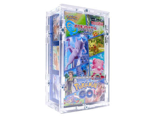 Acryl Case für Pokemon japanisches Display Booster Box klein - zum Beispiel Pokemon Go