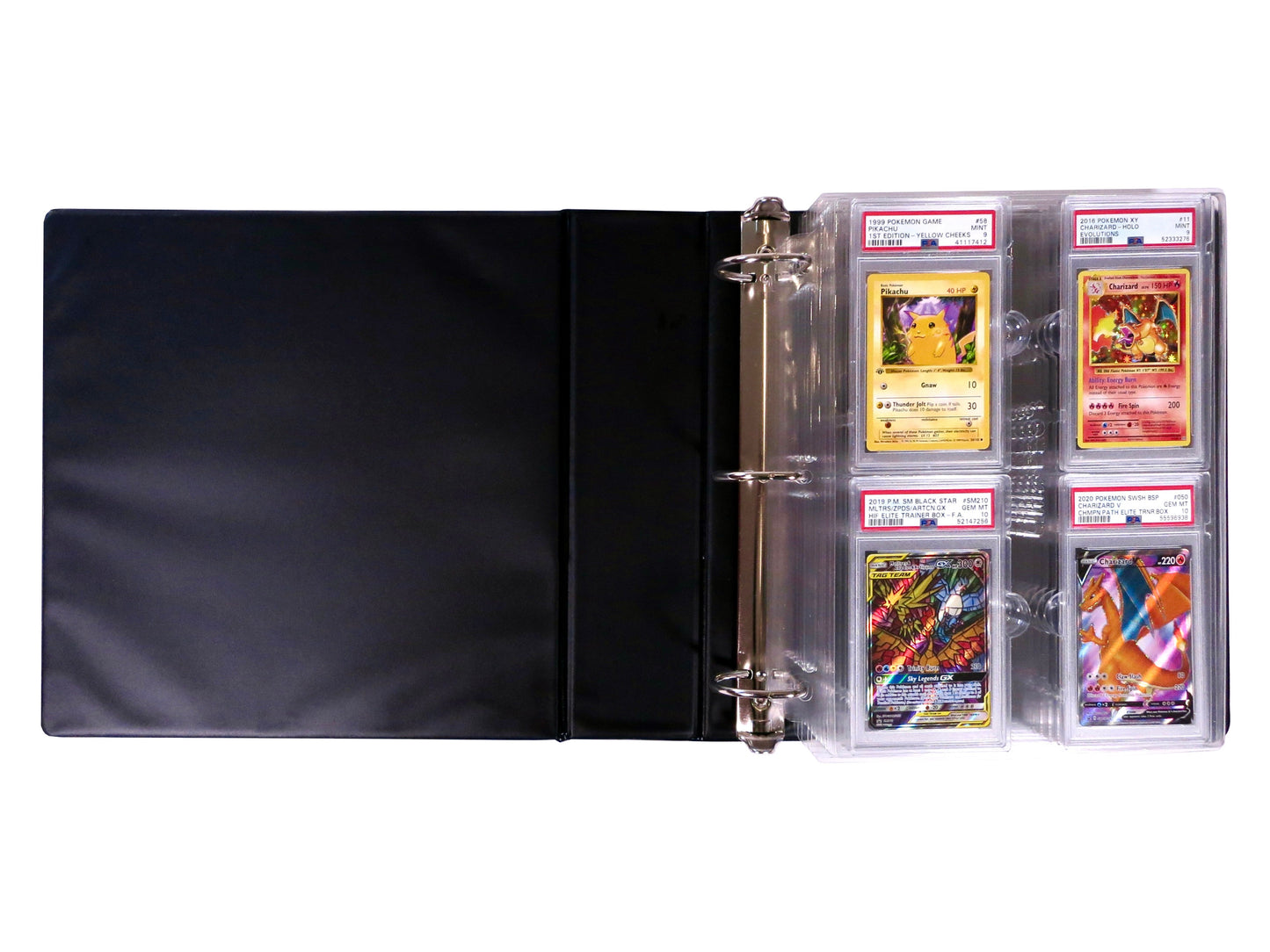 6x PSA Card Slab Page inklusive Binder TCGCases.de