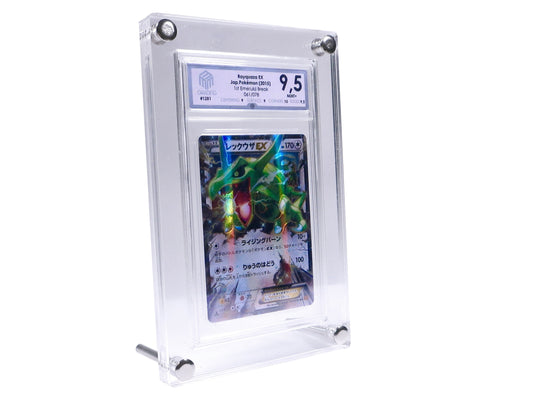 Acrylic case for GSG graded cards with metal feet