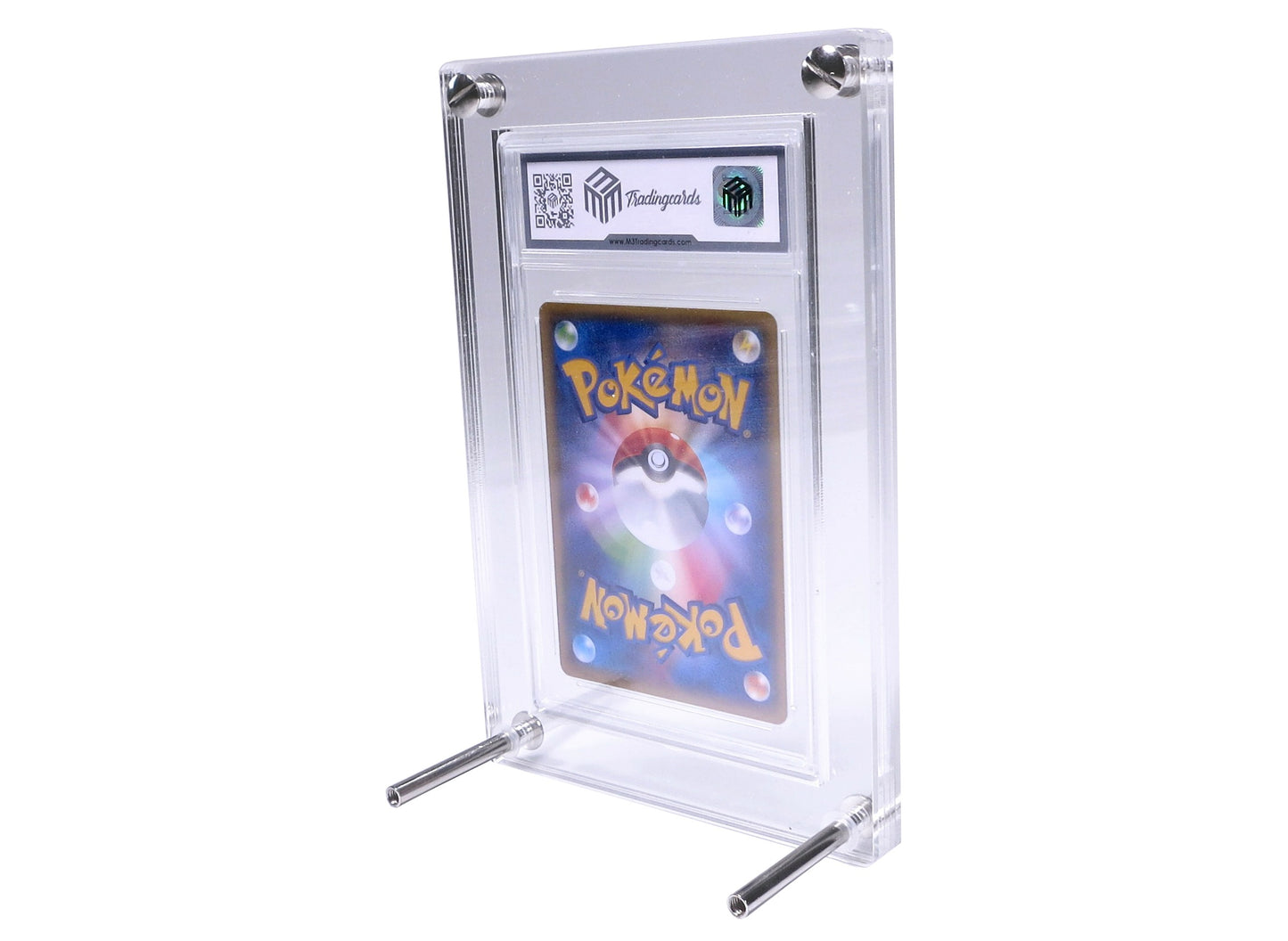 Acrylic case for GSG graded cards with metal feet