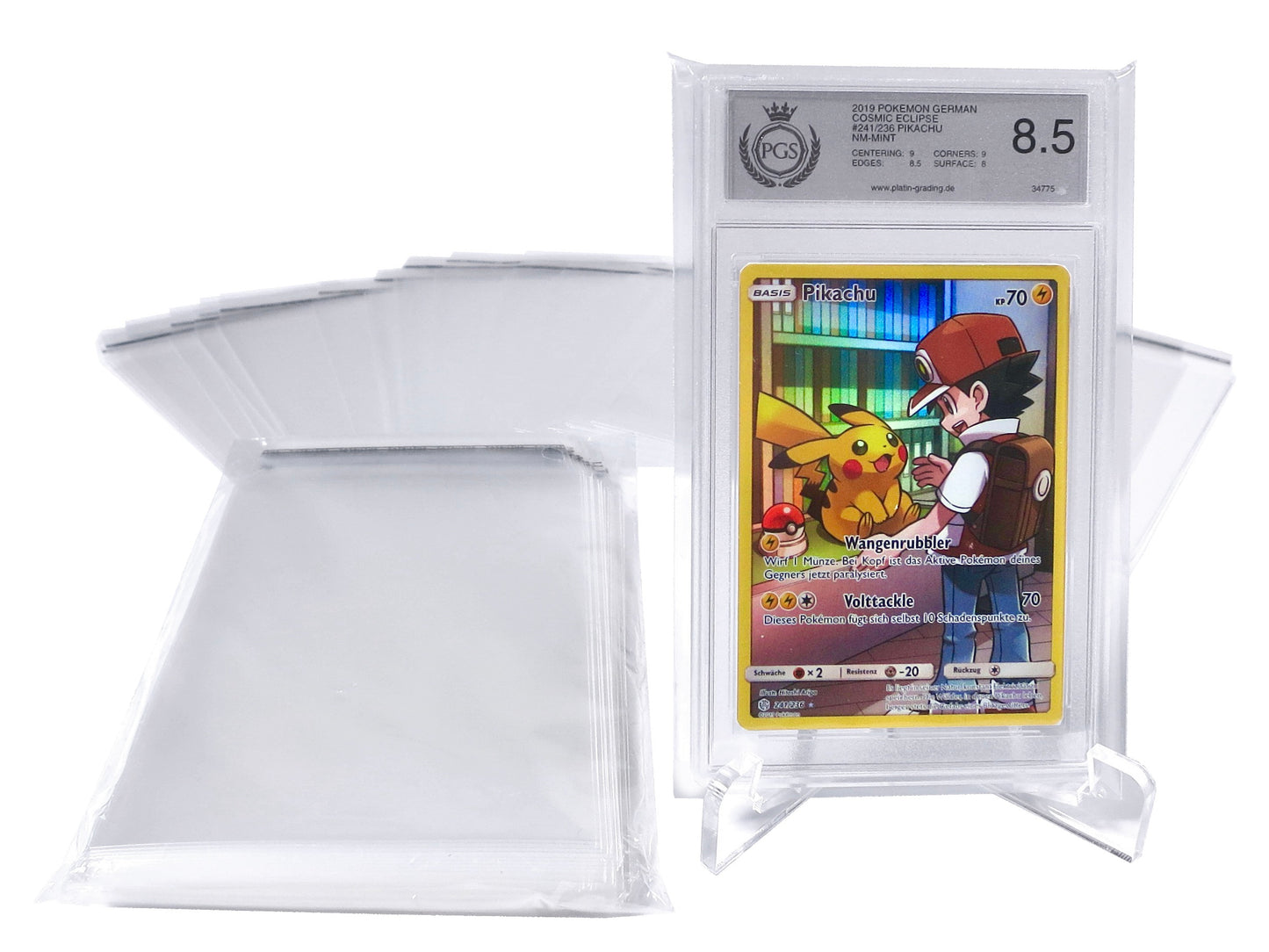 Sleeves for PSA cards eg Pokemon