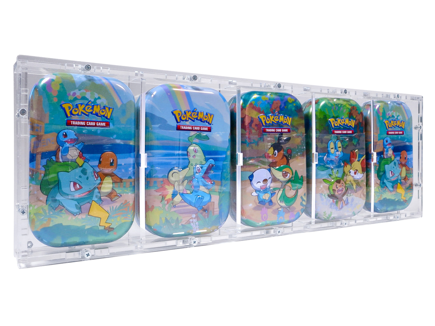 Acryl Case for 5x Pokemon Mini Tin - e.g. Celebrations