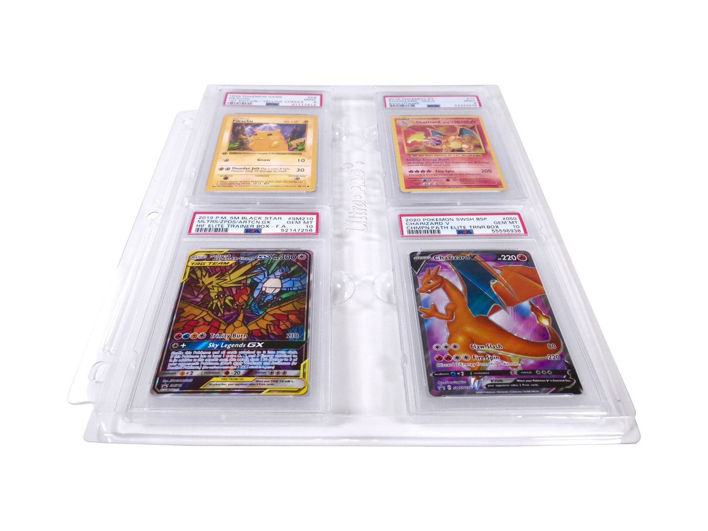 PSA Card Slab Page für Binder