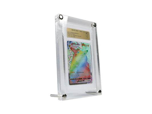 Acryl Case für GSG gegradete Karten mit Metallfüßen